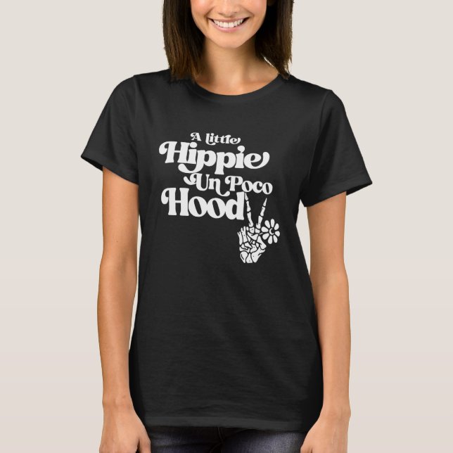 T-shirt Un Petit Trou Hippie Un Poco (Devant)