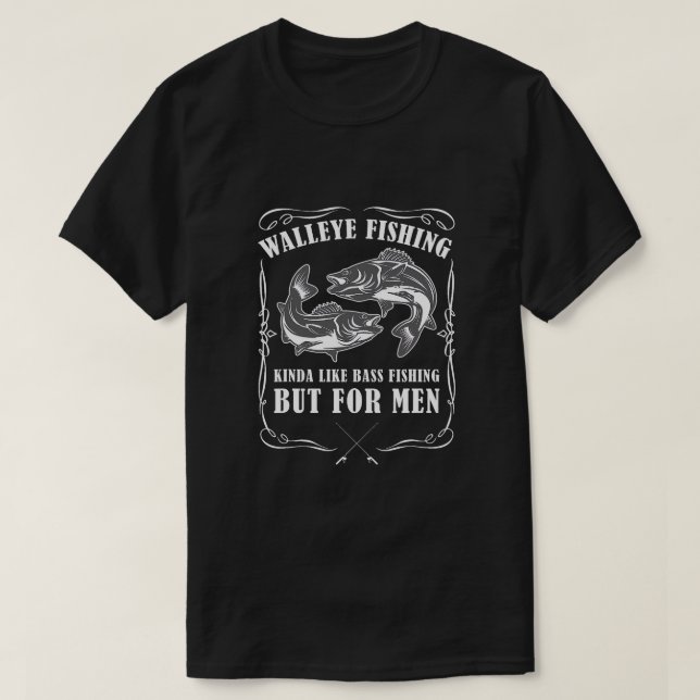 T-SHIRT UN PEU COMME LA PÊCHE AU BASS (Design devant)