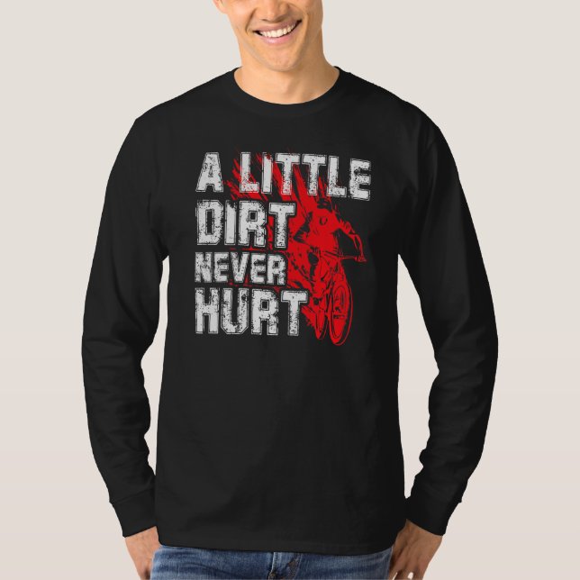 T-shirt Un Peu De Chemin Ne Fait Jamais Mal À VTT (Devant)