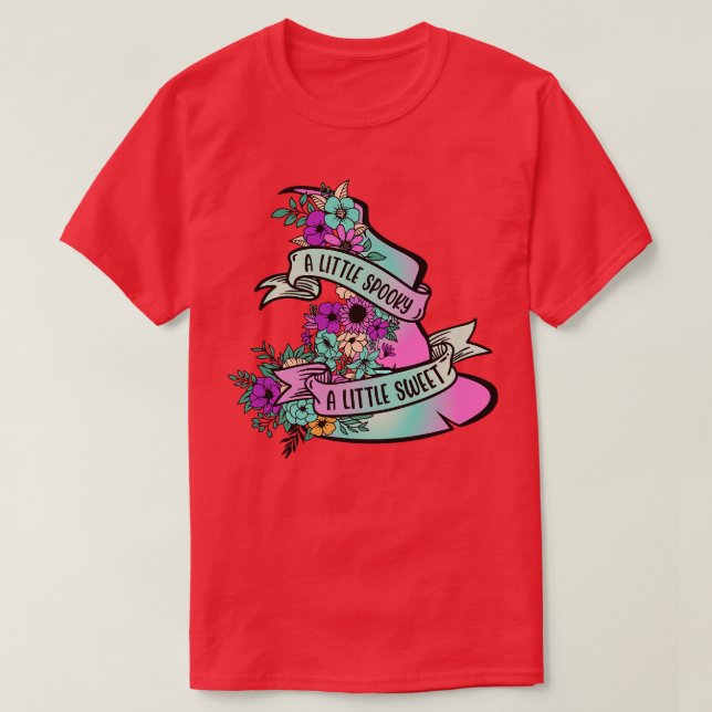 T-shirt Un Peu Éffrayant Petit Sucré (Design devant)