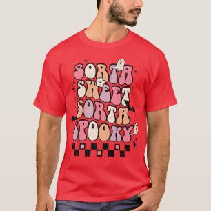 T-shirt Un peu sucré, un peu effrayant, rétro, funky, drôl