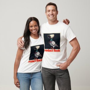 T-shirt Un pigeon caméra de surveillance surréaliste