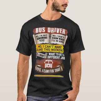 T-shirt Un Pilote De Bus Incroyable Peut Corriger Cela