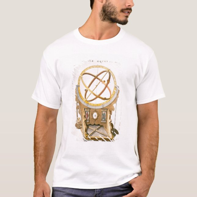 T-shirt Un planétaire conçu par Tycho Brahe (1546-1601) de (Devant)