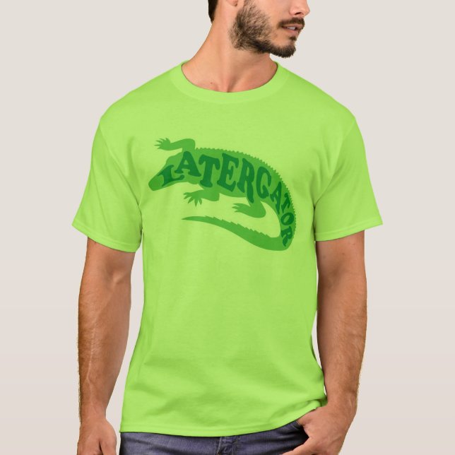T-shirt Un plus défunt alligator (Devant)