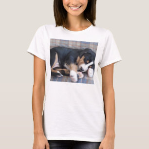 T-shirt un plus grand chiot suisse de chien de montagne