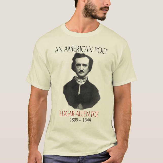 T-shirt Un poète américain (Devant)