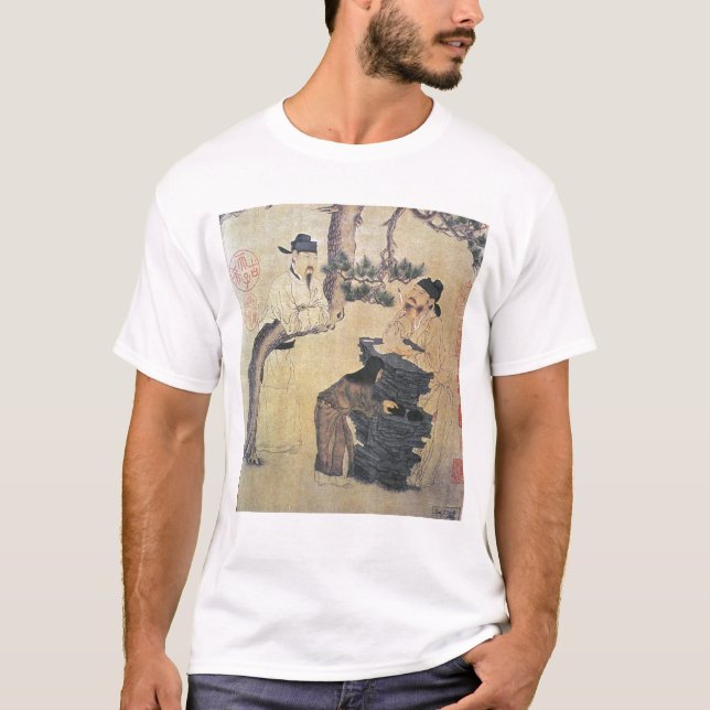 T-shirt Un poète chinois antique (Devant)