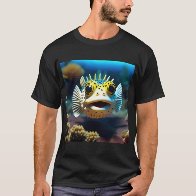 T-shirt Un poisson-pierre amical (Devant)
