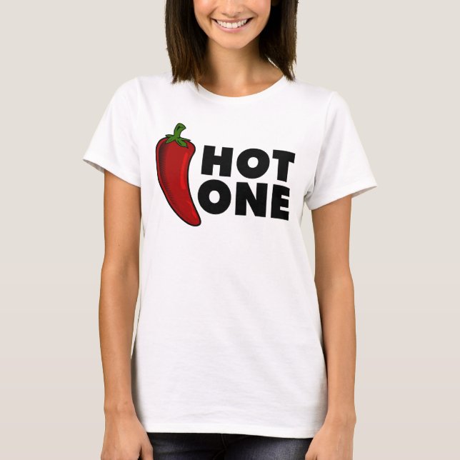 T-shirt Un poivre de piment chaud (Devant)