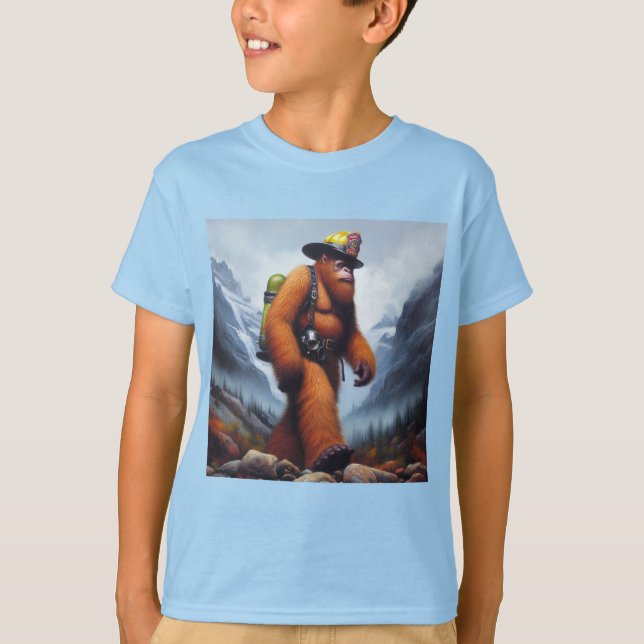 T-shirt Un pompier à bout portant (Devant)