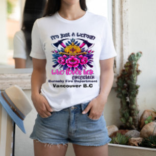 T-shirt Un pompier de Vancouver honore son dévouement