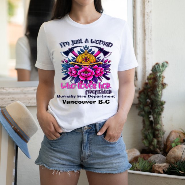 T-shirt Un pompier de Vancouver honore son dévouement (Créateur téléchargé)