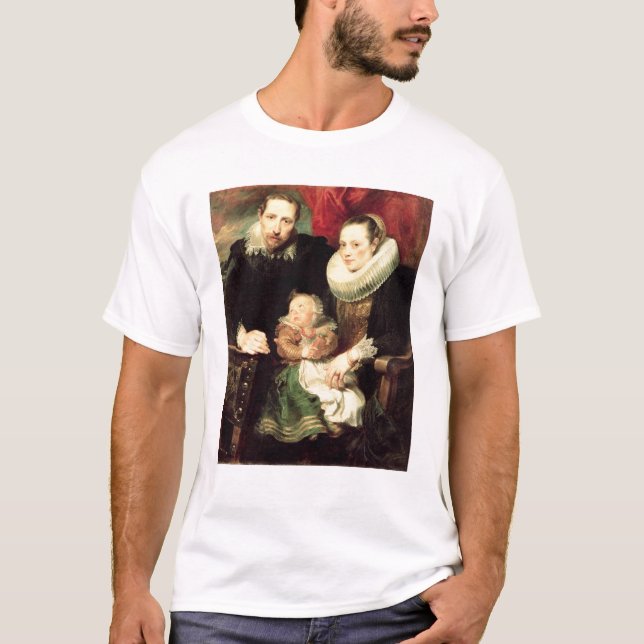 T-shirt Un portrait de famille, c.1618-21 (Devant)