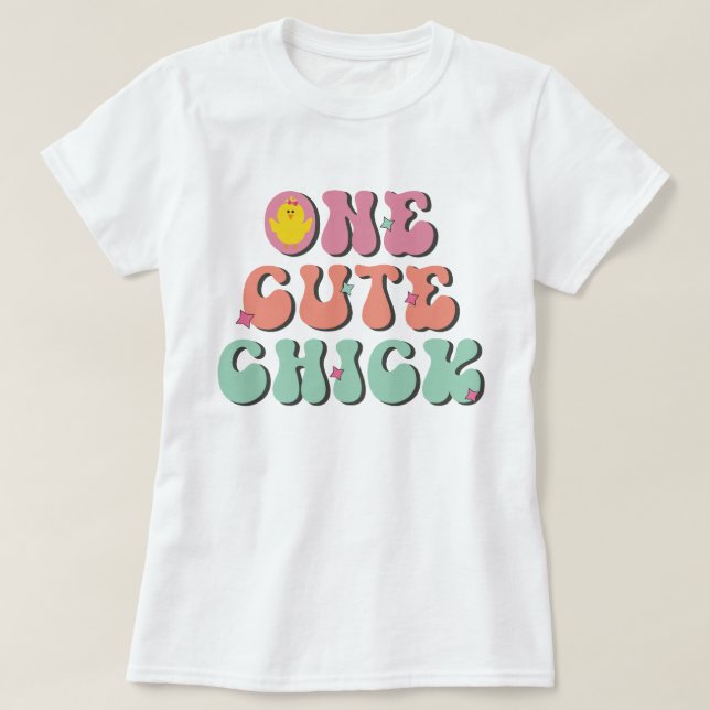 T-shirt Un poussin mignon (Design devant)
