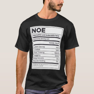 T-shirt Un problème d'information nutritionnelle résoudre