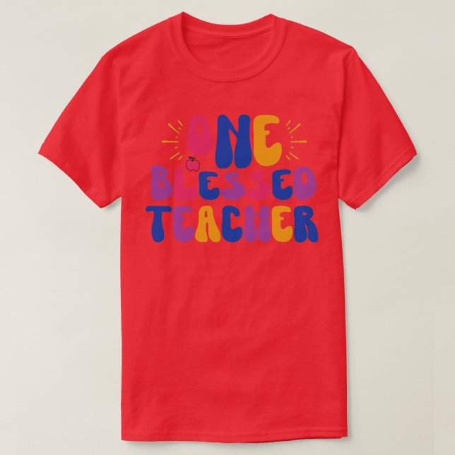 T-shirt Un Professeur Béni (Design devant)