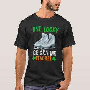 T-shirt Un professeur chanceux de patinage sur glace Saint