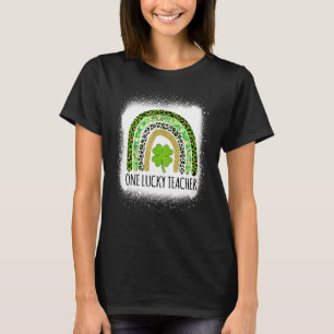 T-shirt Un professeur chanceux Patrick's Day Femmes blanch