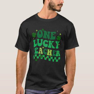 T-shirt Un Professeur chanceux Super Retro St Patrick's Da