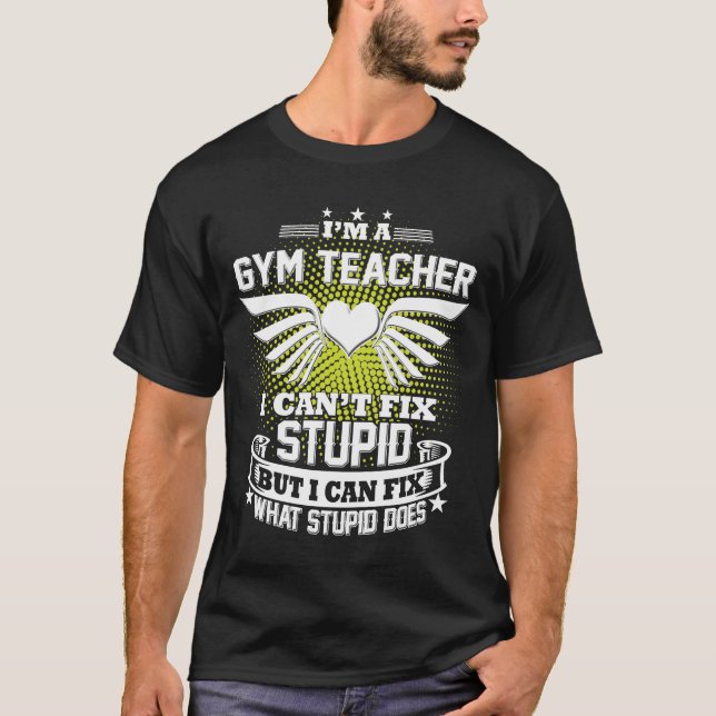 T-shirt Un professeur de gym fait des cadeaux amusants pou (Devant)