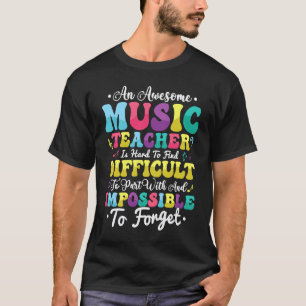 T-shirt Un professeur de musique génial est difficile à tr