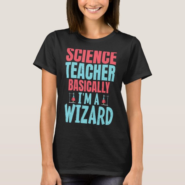 T-shirt Un professeur de sciences en gros, un assistant (Devant)