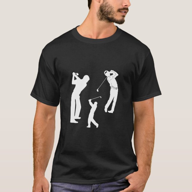 T-shirt Un professionnel de golf (Devant)