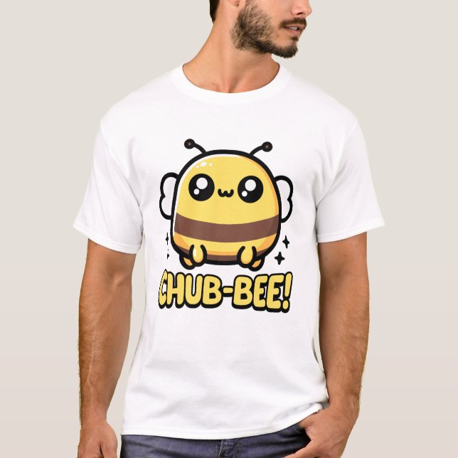 T-shirt Un pub-abeille ! Cute Chubby Bee Pun (Devant)