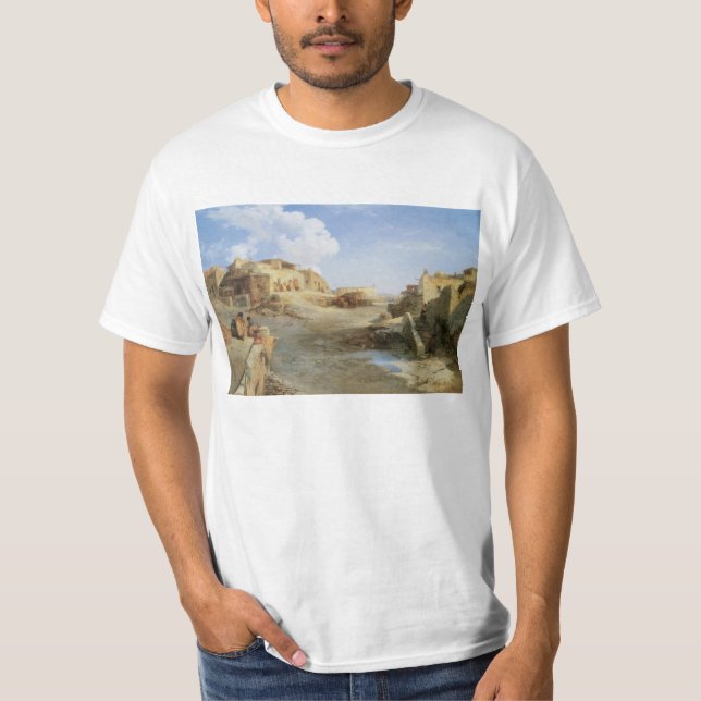 T-shirt Un Pueblo indien, Laguna, Nouveau-Mexique par Mora (Devant)