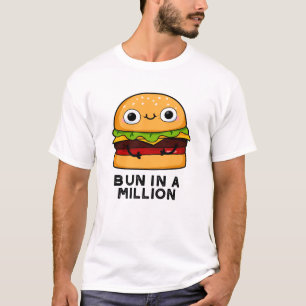 T-shirt Un Pun Dans Un Million Drôle De Burger Pun