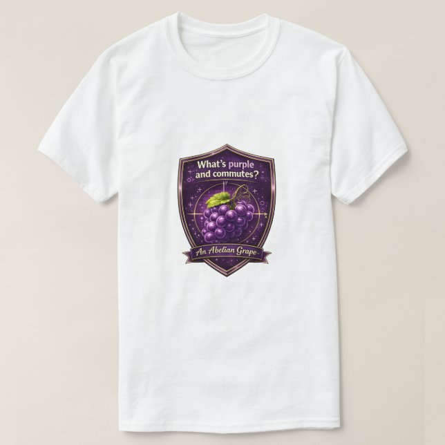 T-shirt Un Raisin Abélien (Design devant)