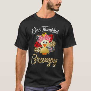 T-shirt Un Remerciant Grampy Turquie Béni Grampy Thanksgi
