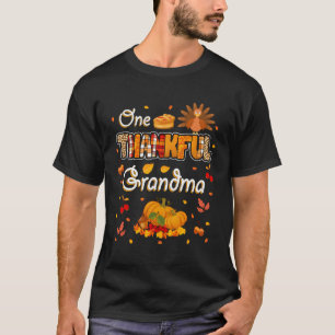 T-shirt Un Remerciement Grand-Mère Tombe Quitte L'Automne
