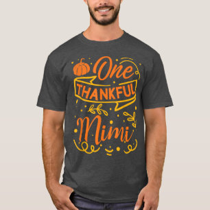 T-shirt Un Remerciement Mimi Citrouille Automne Quitte Aut