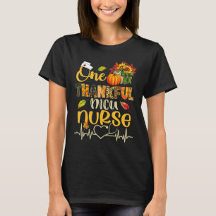 T-shirt Un remerciement NICU Infirmière Citrouille Stethos