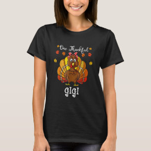 T-shirt Un Remerciements Gigi Turquie Famille Thanksgiving
