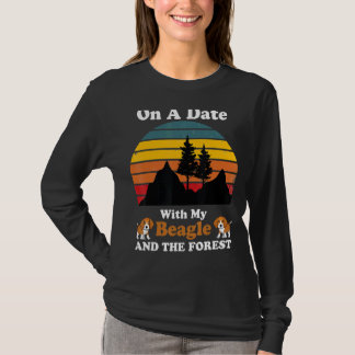T-shirt Un Rendez-Vous Avec Mon Beagle Et La Forêt Pour Ch