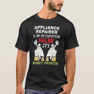 T-shirt Un réparateur d'appareils peut imprimer de l'arge