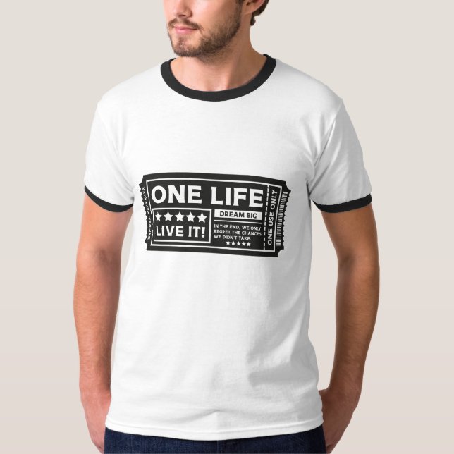 T-shirt Un rêve de vie grand (Devant)