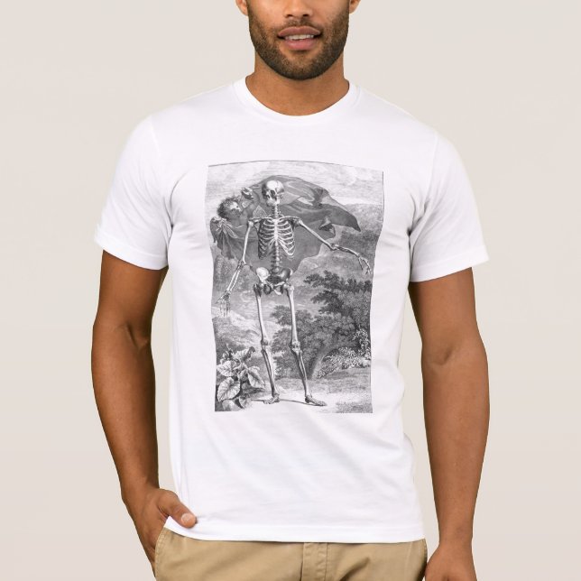 T-shirt Un Revealation squelettique (Devant)