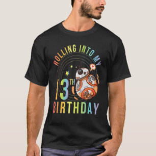 T-shirt Un Robot Se Roulant Dans Mon 13E Anniversaire Heur