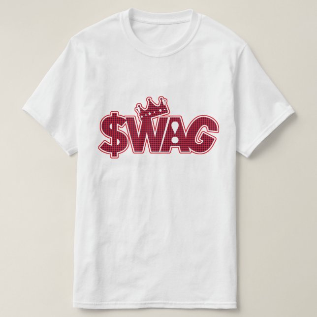 T-shirt Un roi de swag (Design devant)