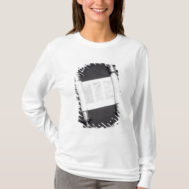 T-shirt Un rouleau hébreu (Devant)