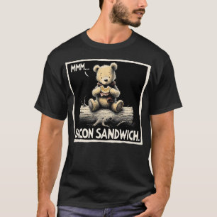 T-shirt Un savoureux sandwich au bacon