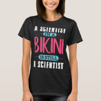 Un Scientifique Dans Une Fête De Piscine De Bikini