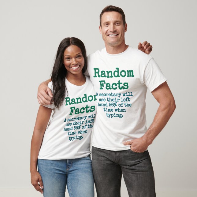 T-shirt Un Secrétaire Utilisera Sa Main Gauche - Trivia Fa (Unisexe)