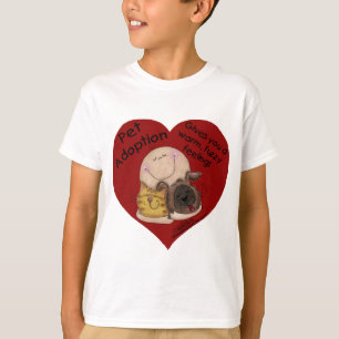 T-shirt Un Sentiment Chaud Et Fou ! Cœur