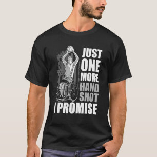 T-shirt Un Seul Basket Pour Handicap Avec Une Tache À La M