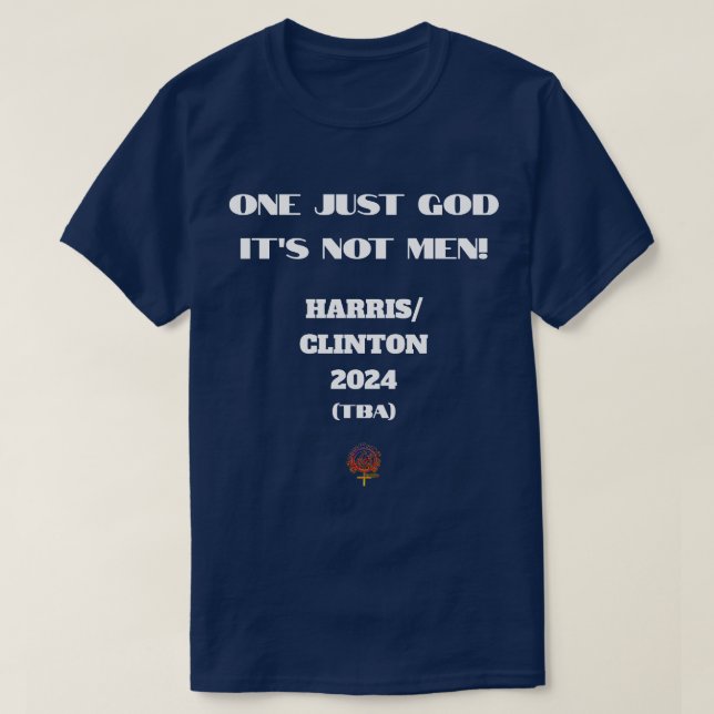 T-shirt UN SEUL DIEU CE N'EST PAS LES HOMMES Kamala Harris (Design devant)